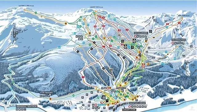 Out In Luxus Lägenhet Hemsedal